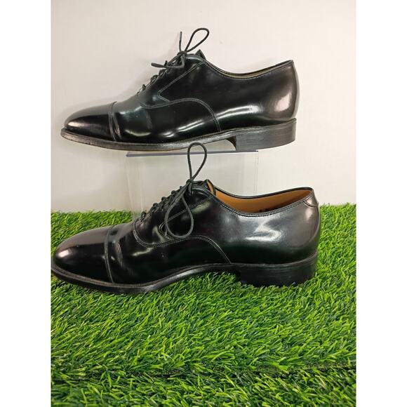 Johnston & Murphy 9 D/B Black Oxford Cap Toe main image 6